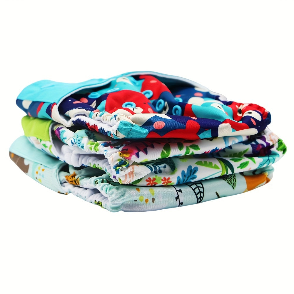 Couches Lavables et Réutilisables Bébé  – Dès la Naissance, 9 à 14 kg, Polyester Multicolore 2.99KG-15.01KG