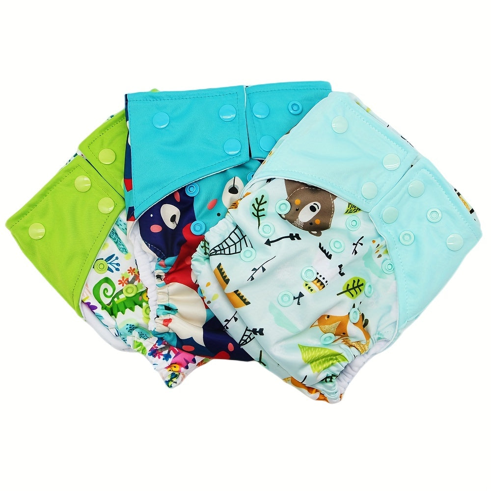 Couches Lavables et Réutilisables Bébé  – Dès la Naissance, 9 à 14 kg, Polyester Multicolore 2.99KG-15.01KG