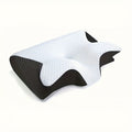 Oreiller anti-ronflement ergonomique en mousse à mémoire de forme, soulage les cervicales, améliore la respiration et favorise un sommeil profond.