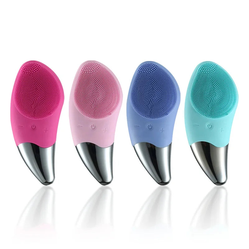 Brosse nettoyante imperméable pour le visage pour hommes et femmes Brosse nettoyante électrique rechargeable pour exfoliation du visage