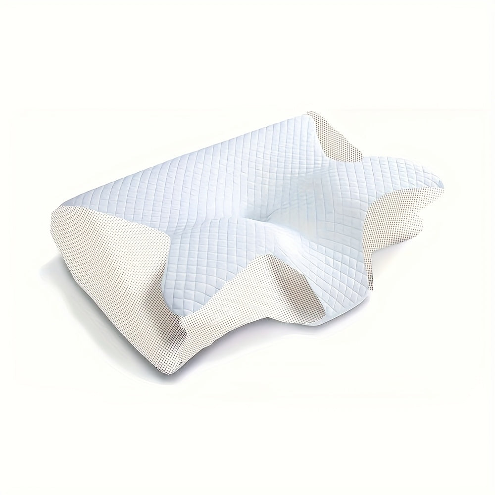 Oreiller anti-ronflement ergonomique en mousse à mémoire de forme, soulage les cervicales, améliore la respiration et favorise un sommeil profond.