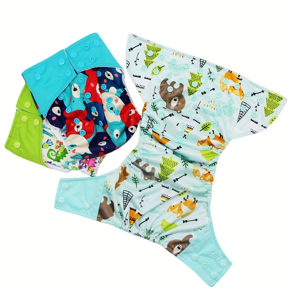 Couches Lavables et Réutilisables Bébé  – Dès la Naissance, 9 à 14 kg, Polyester Multicolore 2.99KG-15.01KG